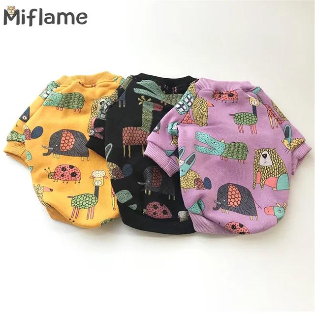 Family Dog Clothes Corgi Shiba Inu Bulldog Fashion Pet Dog Hoodies Small Dogs Sweatshirts Dog And Owner Matching Outfits