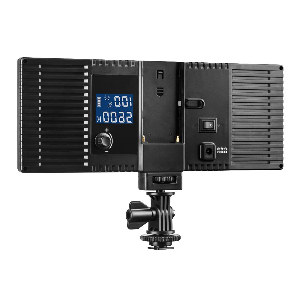 L132T Профессиональный ультратонкий светодиодный светильник для видеосъемки, заполняющий свет с регулируемой яркостью и двойной подсветкой