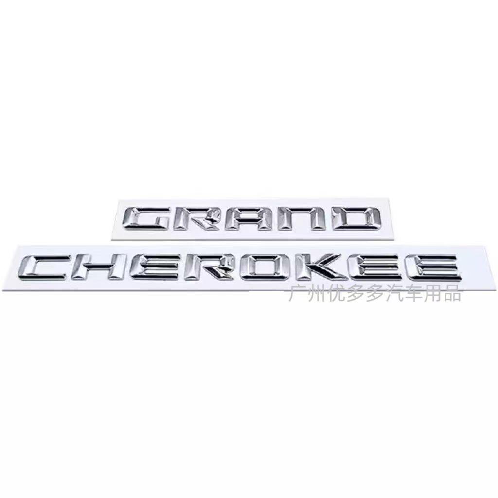 Модифицированная ABS Буквенная Наклейка для Jeep Grand Cherokee Логотип Автомобиля Эмблема на Дверь