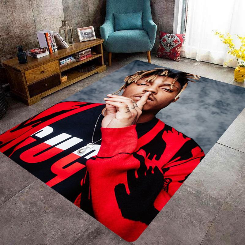 Juice Wrld: Ковер Legacy Music Passion с печатью Подходит для всех сезонов Коврик для ванной Модная подушка для офисного кресла