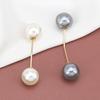 Clothes Brooch Classic Simple Graceful Fine Workmanship Fixed Clothes Simulation Pearl Pin for Dating