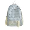 Schoolbag new high-value, fresh, sweet, literary and cute backpack, light travel for junior high school students, large capacity, backpack.