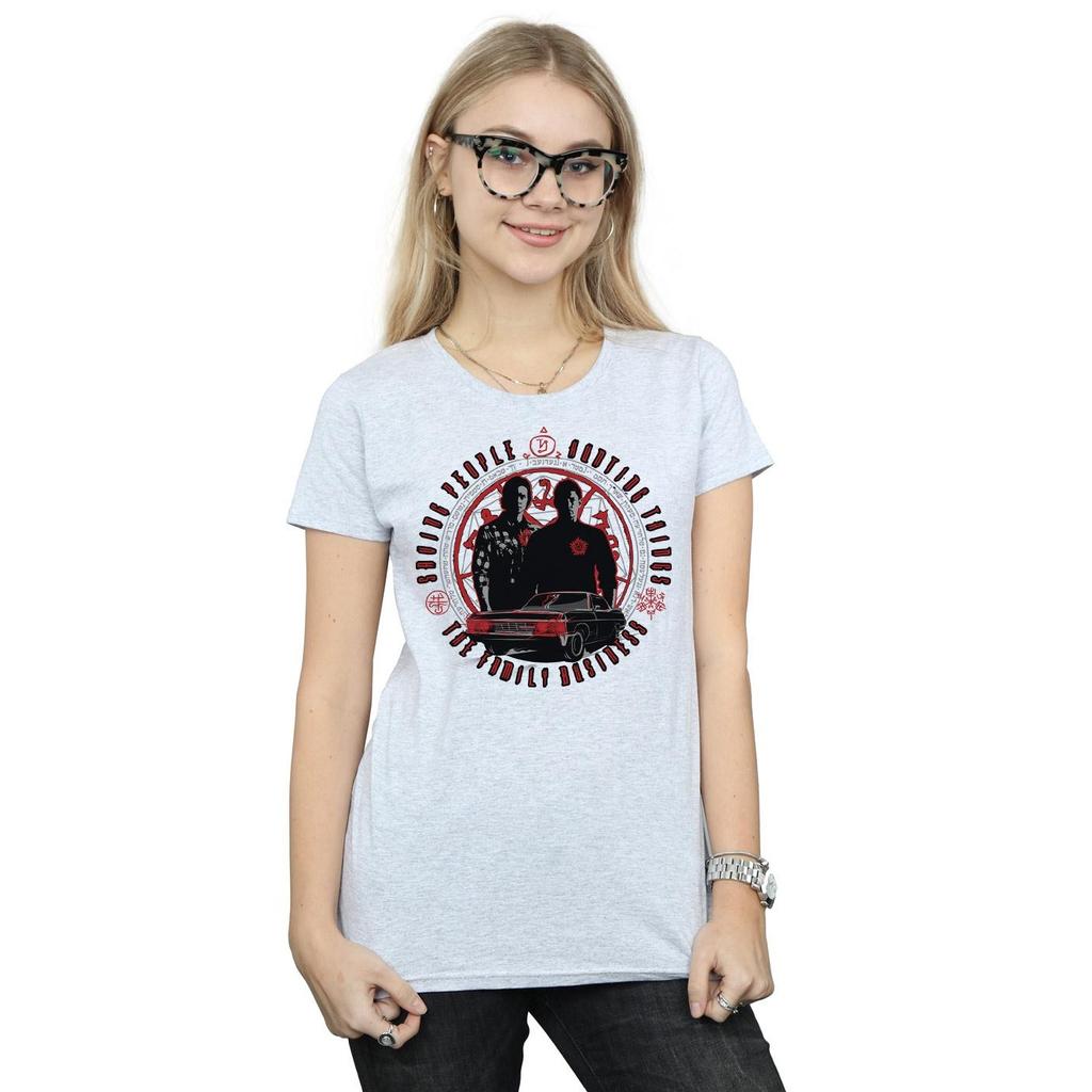 Supernatural Womens/Ladies Family Business Cotton T-Shirt