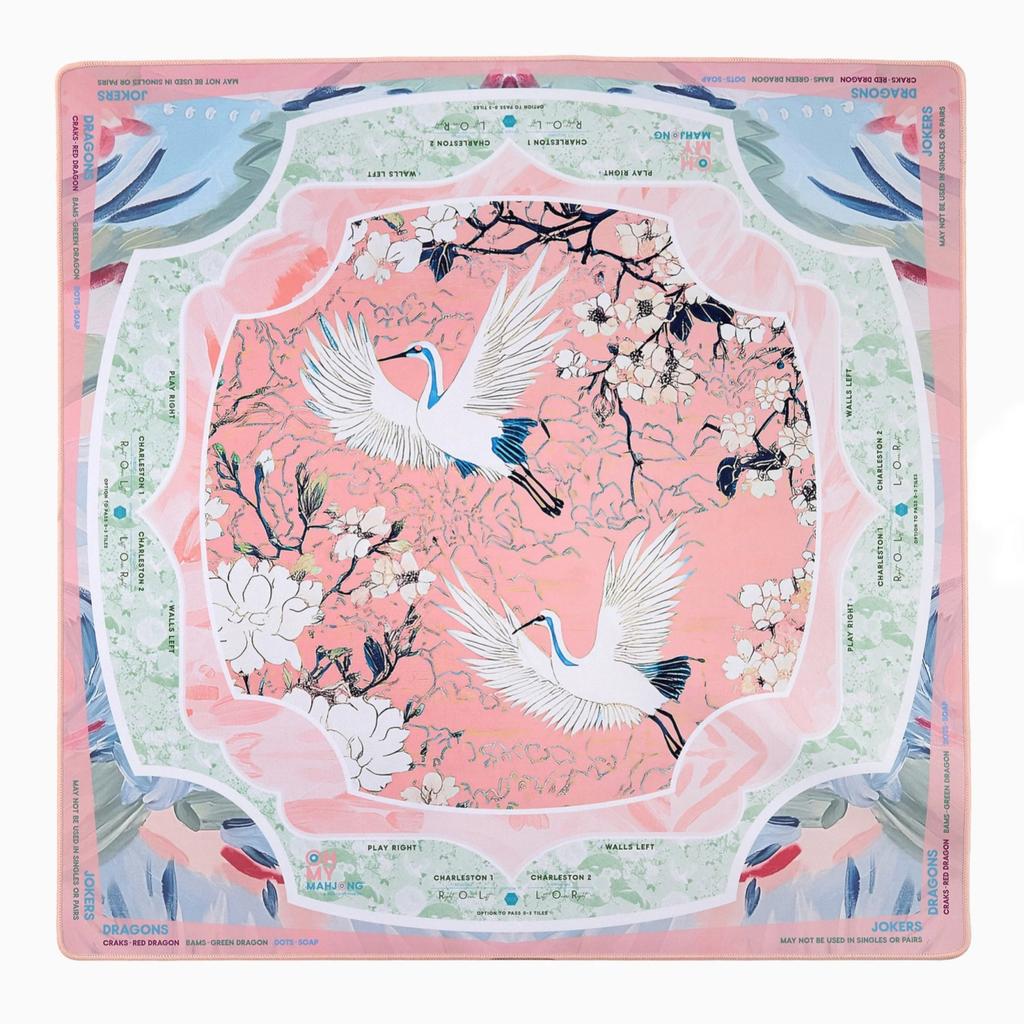 Candy Pop Art American Mahjong Mat for Mahjong Tiles, Natural Rubber Non-Slip Noise Reduction Washable Pad