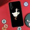 Мультяшный забавный гусь для Huawei Nova 12s 12i 7i 8i 11i Y73 Y70 Y90 Y60 Y72 Y61 Y91 9 10 SE P30 Pro P40 Lite Чехол