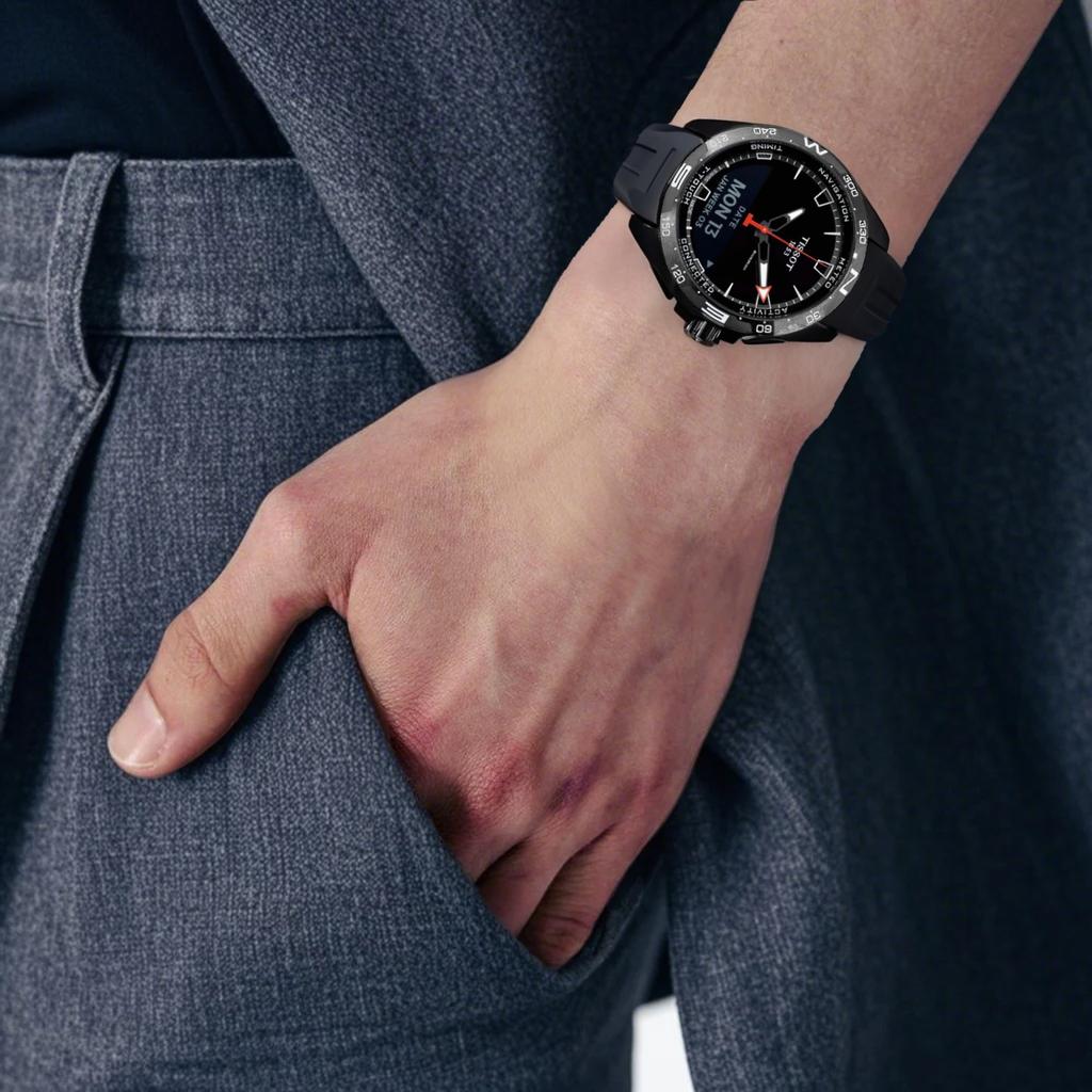 Tissot Tengzhi Infinity Collection T Touch Tengzhi Boundless Collection Мужские кварцевые часы Часы 47 мм T121.420.47.051.03