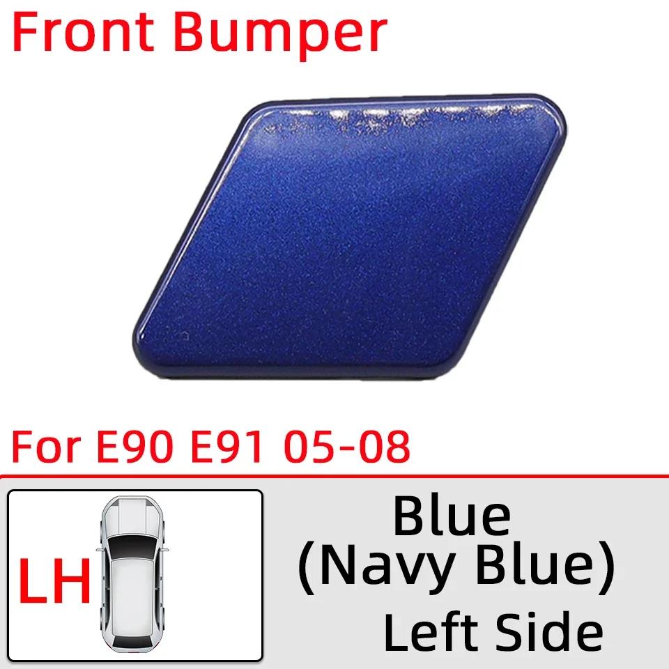 Headlamp Washer Nozzle Cover For BMW 320 325 328 330 335 E90 E91 LCI 2005-2008 2009-2012 Car Headlight Water Spray Lid Painted