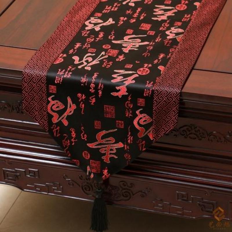 Китайский парчовый ткацкий стол, флаг, модный простой сельский стол, флаг, ткань для чайного стола, ткань для художественного стола, ткань для стола