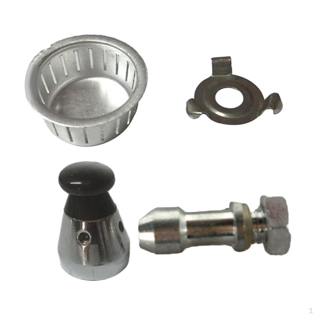 4Pcs Aluminum Alloy Pressure Cooker Accessories Exhaust Valve Relief Anti Blocking