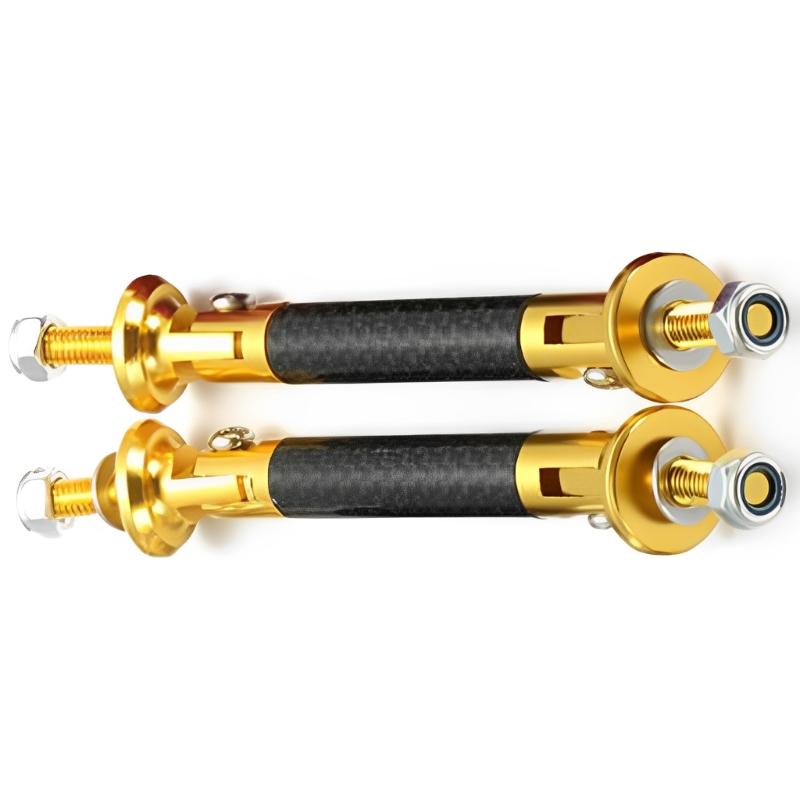 Set Of 2 Lightweight Car Front Lip Struts Rods Stabilizers Bars For Improved Stability And Control For Daily & Track Use