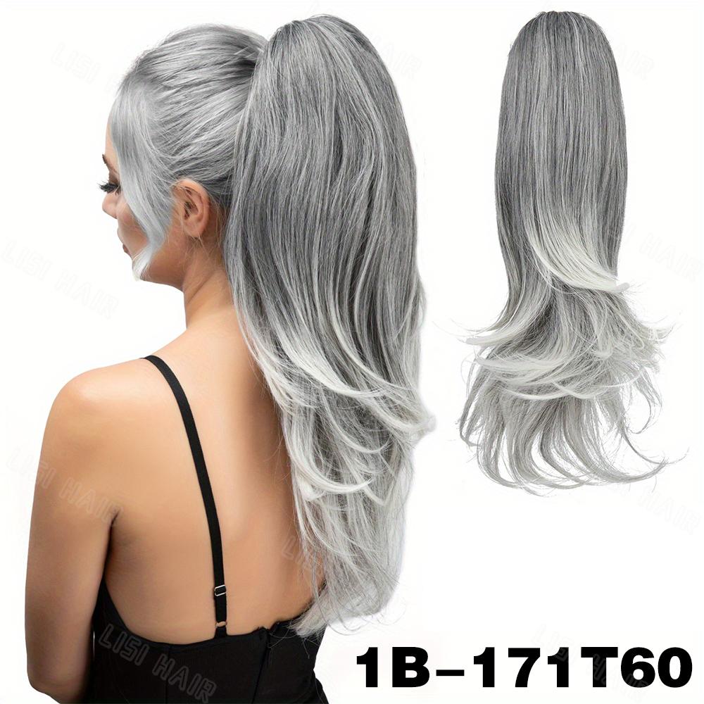 MISS WIG Синтетический длинный волнистый хвостик-клипса, наращивание волос, натуральный хвостик для женщин на каждый день