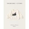 Insbobo Girls' Sweatshirt 2026 Spring Children's Clothing Baby Spring Outfit Fashionable Top Children's Clothing Spring and Autumn Stylish