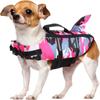 Collar Harness Camouflage Dog Life Jacket Polyester Dog Life Vest Dog Swimwear  Swimming Boating