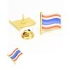 1Pcs Jewelry Gift Collar Pin National Flags Brooches Button Badge Russian Tricolore Hat Bag Clothes