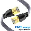 Сетевой кабель RJ45 Игровой Плоский Плетеный из Нейлона Кабель для Интернета Сети Lan Патч-корд Сетевой провод Lan Для Интернет-маршрутизатора Сервера