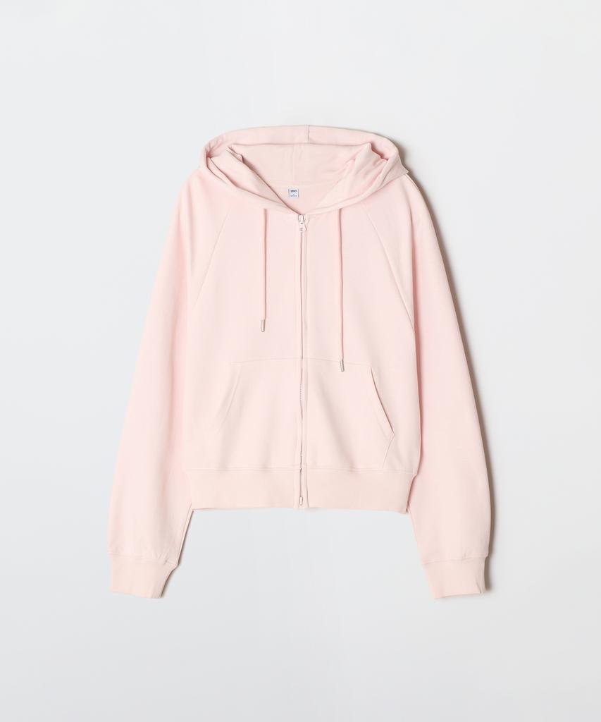 Spao [Мягкий хлопок] Худи на молнии с рукавом реглан_Spmzg24G05