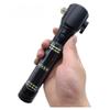 Camping Solar Flashlight Solar-powered Flashlight Multifunctional With Glass Breaker Alarm