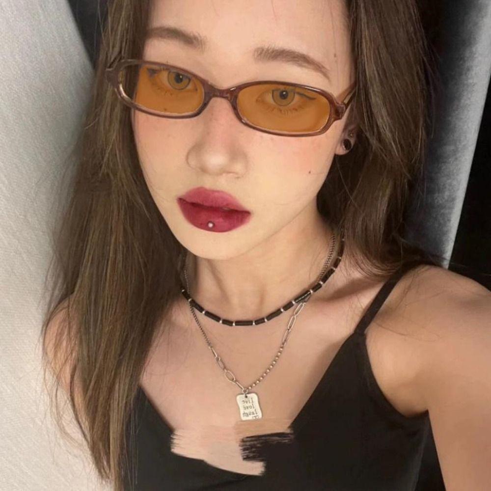 Anti Radiation Y2K Glasses Eye Protection Frame Eyewear Vintage Optical Spectacle Eyeglass Office