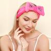 OMG повязка на голову из кораллового флиса для женщин и девочек, банты для мытья лица, повязки на голову для макияжа, повязки для волос, резинки для волос, аксессуары, тюрбан, повязка на голову, подарок