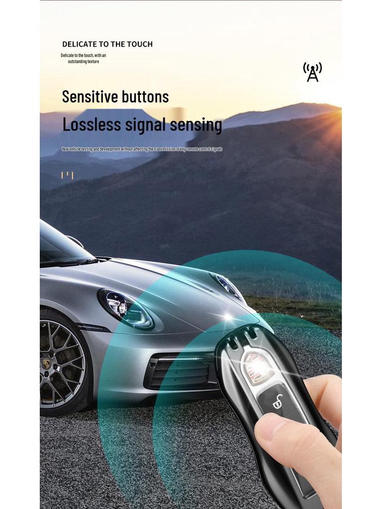 Limited Edition Porsche Cayenne Macan 718 Panamera Metal Key Shell Case