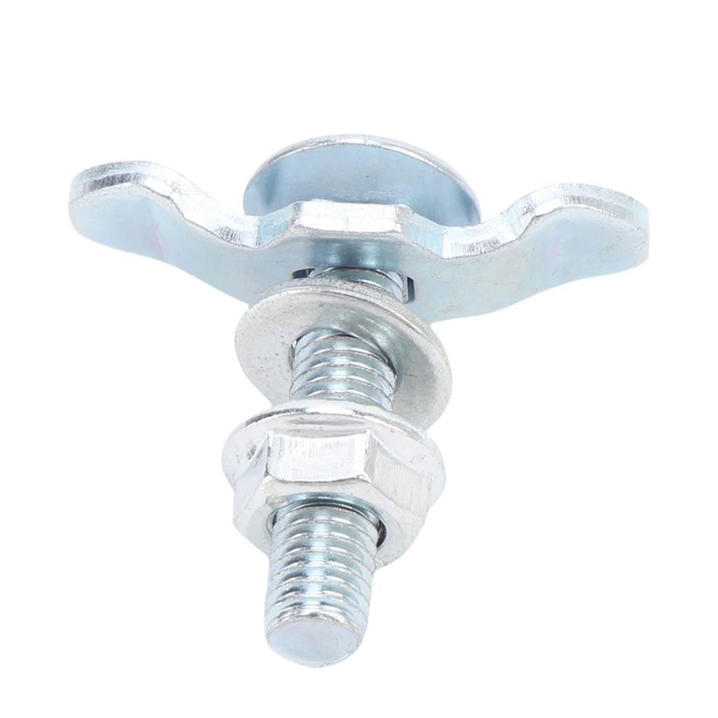 10 шт. L-образная направляющая с двойным проушиной, резьбовая шпилька-гайка, фитинг, оцинкованная L-образная направляющая, резьбовые фитинги-шпильки, крепеж для фургона