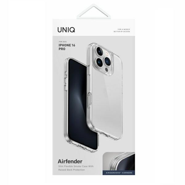 Uniq Air Fender Case Iphone 16 Pro 6.3Transparent/Transparent