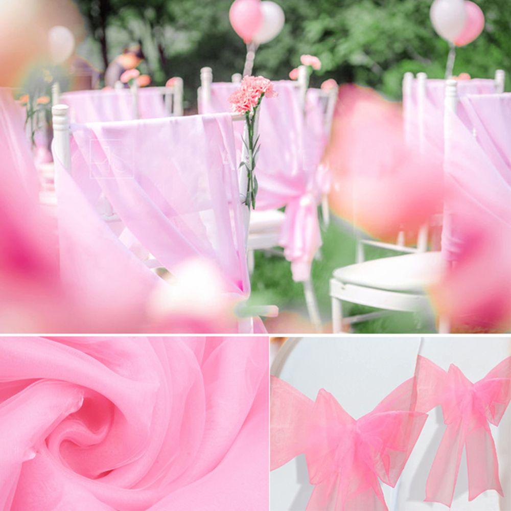 Chairs Decoration Chair Back Decor Wedding Reception Supplies Chair Bows Sashes Events Banquets