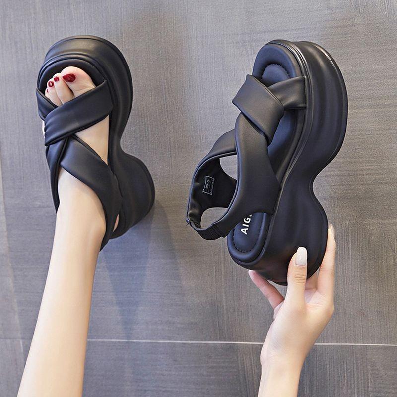 Босоножки на платформе в стиле ретро для женщин