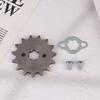 428# 17мм /20мм10 11 12 13 14 15 16 17 18 19T Зубьев Передняя Звездочка Двигателя Для Мотоцикла, Велосипеда, Карта, Квадроцикла, Мотоцикла