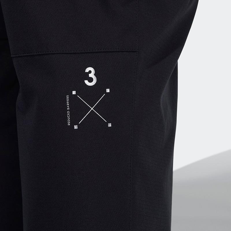 adidas Свободные спортивные брюки-карго для бега, мужские брюки, черные H39859