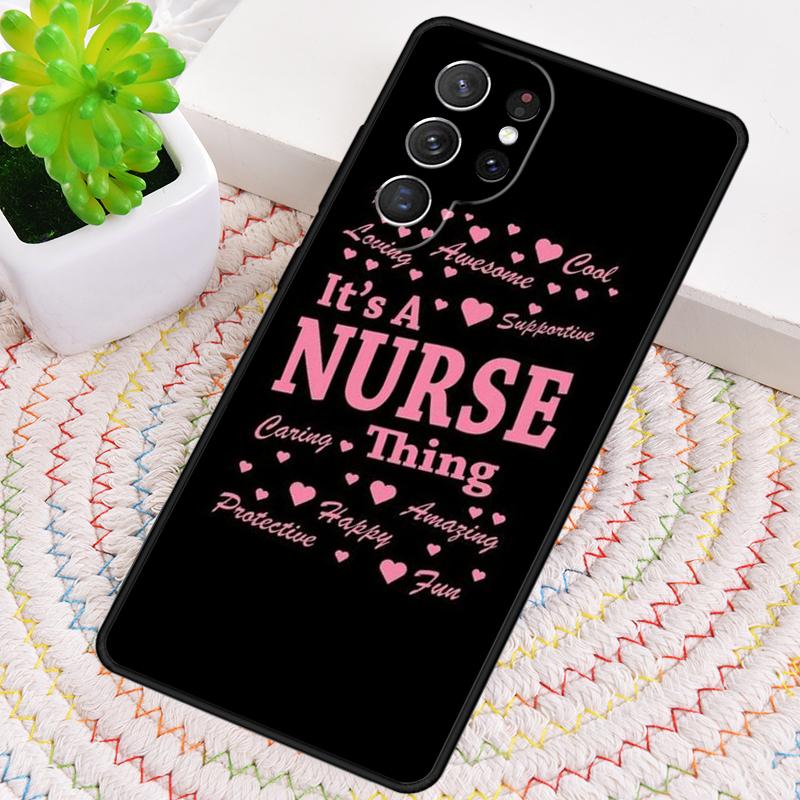 Смешной чехол для телефона I Love Nursing для Samsung Galaxy note 10 pro S26 Ultra S23 S24 FE S25 S21 S22 PLUS противоударный