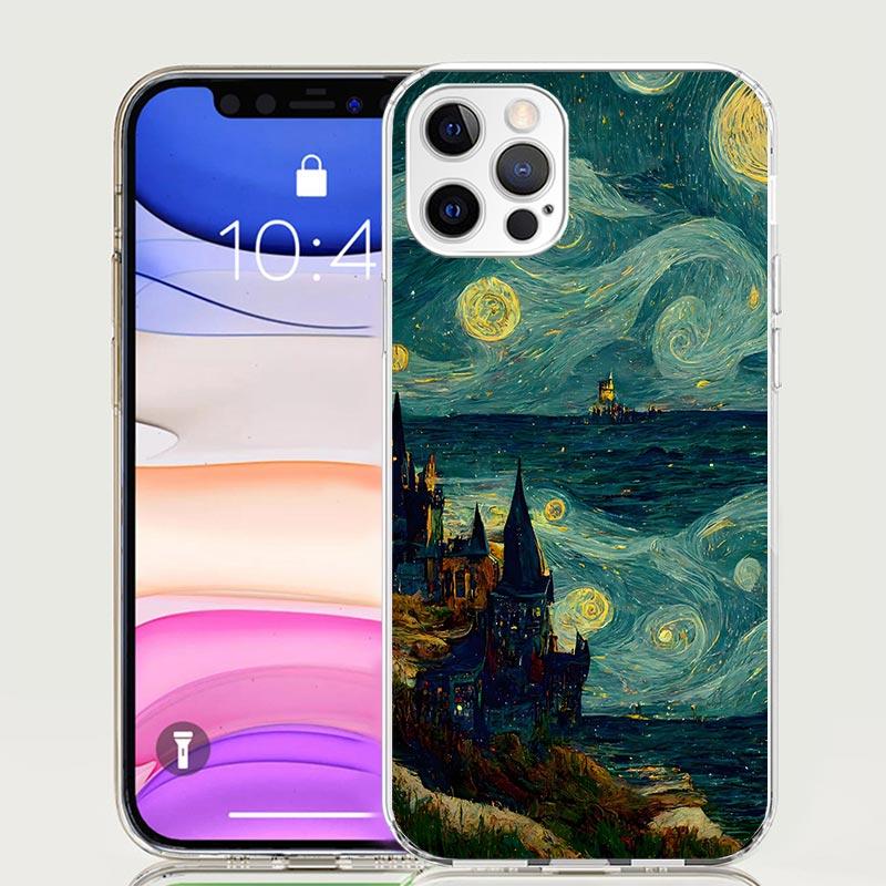 Чехол для телефона «Звездная ночь» Ван Гога для iPhone 17 Air 16 15 Plus 11 14 Pro Max 13 Mini 12 7 8 + SE Узорный художественный персонализированный чехол