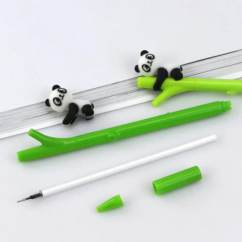 Creative Kawaii Animal Panda Snails Soft Silicone Writing Gel Pen Signature Cute School Office Supply Student Stationery Gift