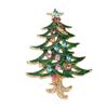 Christmas Tree Brooch Crystal Rhinestone Pin For Women Botanical Christmas Gift Jewelry Enamel Q0C1