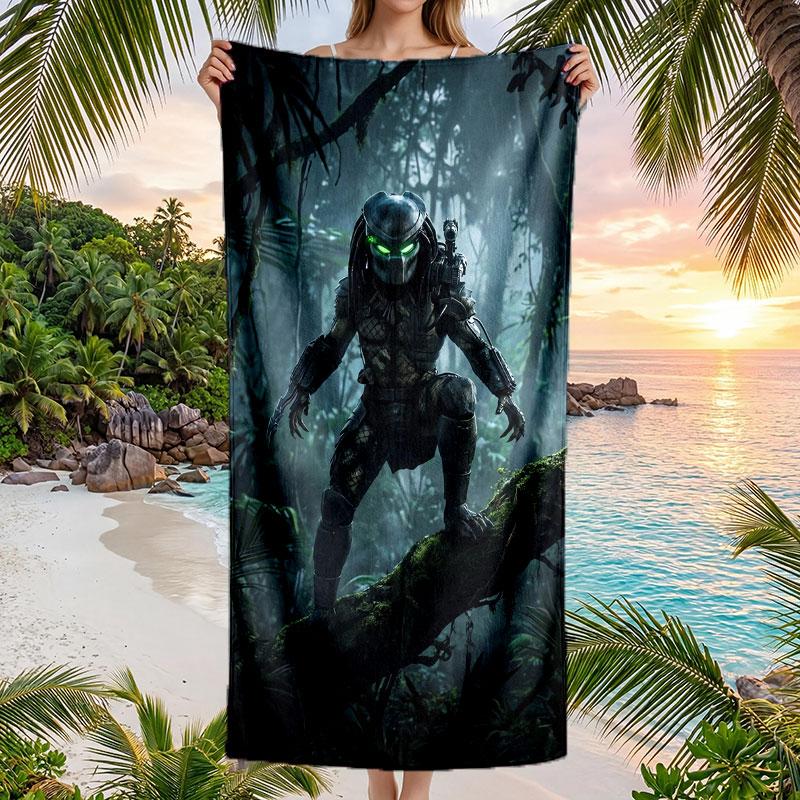 Large Beach Towel Quick Dry Absorbent Towel For Beach IndoorPredator