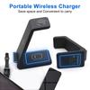 15W Wireless Charger Dock Fast 3 In1 Qi For iPhone/ Samsung /Huawei/Xiaomi/Aipods/ iWatch