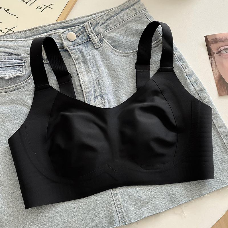"Rabbit Ear Seamless Lifting Bra - Summer Thin, Anti-Sag, Soft Support for Larger Busts"