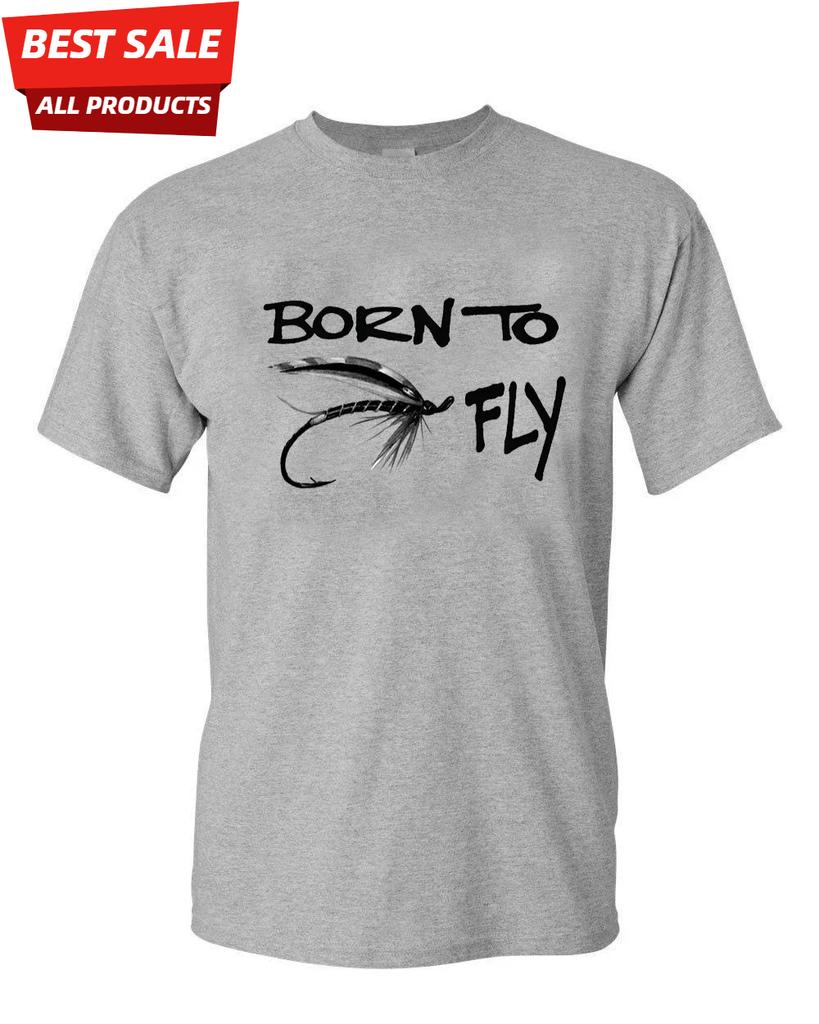 Sea Angling Fishing Gift Fly Fishi Graphic TShirt 100 Cotton ONeck Short Sleeve Summer Casual Mens Tshirt Streetwear