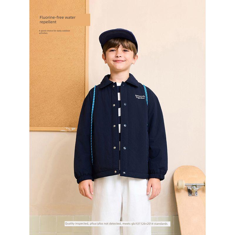 Mark Jenny American Retro Coach Workwear Jacket for Boys and Girls, Kidsren's Jacket 2026 Autumn and Winter New Style 551239