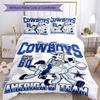 Dallas Bedding Set Breathable Duvet Cover with Pillowcases Decorative Bed Linen for Bedroom Home Decoration Birthday Gift