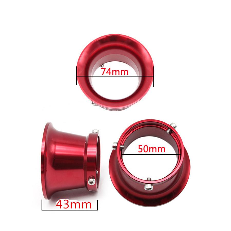 Алюминиевый сплав Синий Мотоциклетный Карбюратор Интерфейс Чашка Воздушного Фильтра Ветровая Чашка 50мм