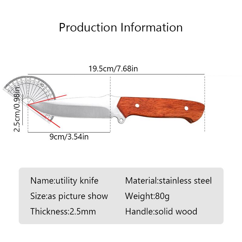 Нож для обвалки из нержавеющей стали, кухонный нож для мяса, столовый нож, нож шеф-повара для чистки фруктов, нож для барбекю, резак