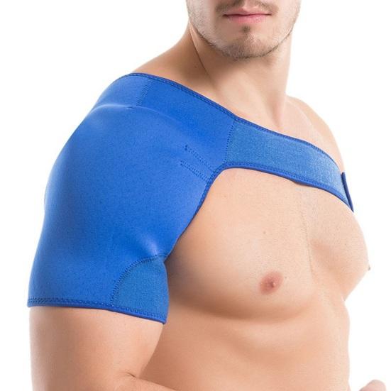 Плечевой бандаж с регулируемой застежкой-лентой Высокоэластичный дышащий облегчение боли Компрессионный поддерживающий рукав для плеч Защитное снаряжение