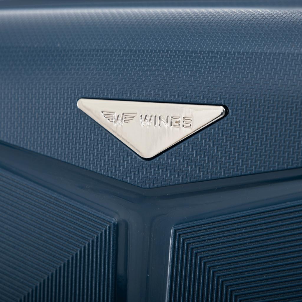 Medium Suitcase Wings Cockatiel Polypropylene 24" Blue