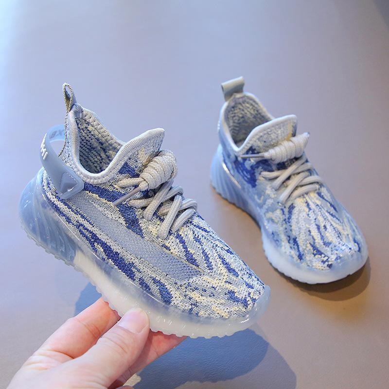 Babu Dou children's shoes, new spring model, children's coconut shoes, girls' sports shoes, mesh breathable spring and autumn shoes
