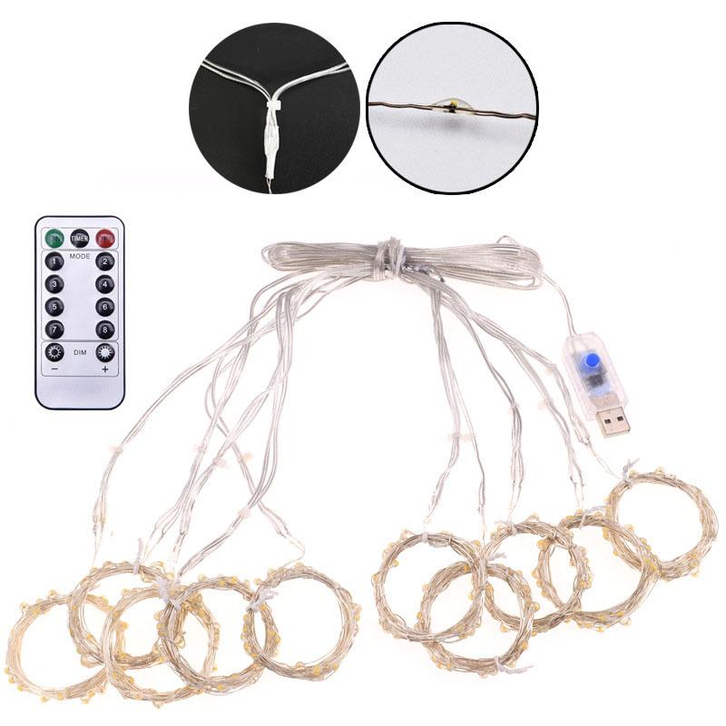 3M 300 светодиодных занавесок, гирлянда, фон для вечеринки, для взрослых, детей, на день рождения, свадьбу, украшение, девичник, годовщина, принадлежности