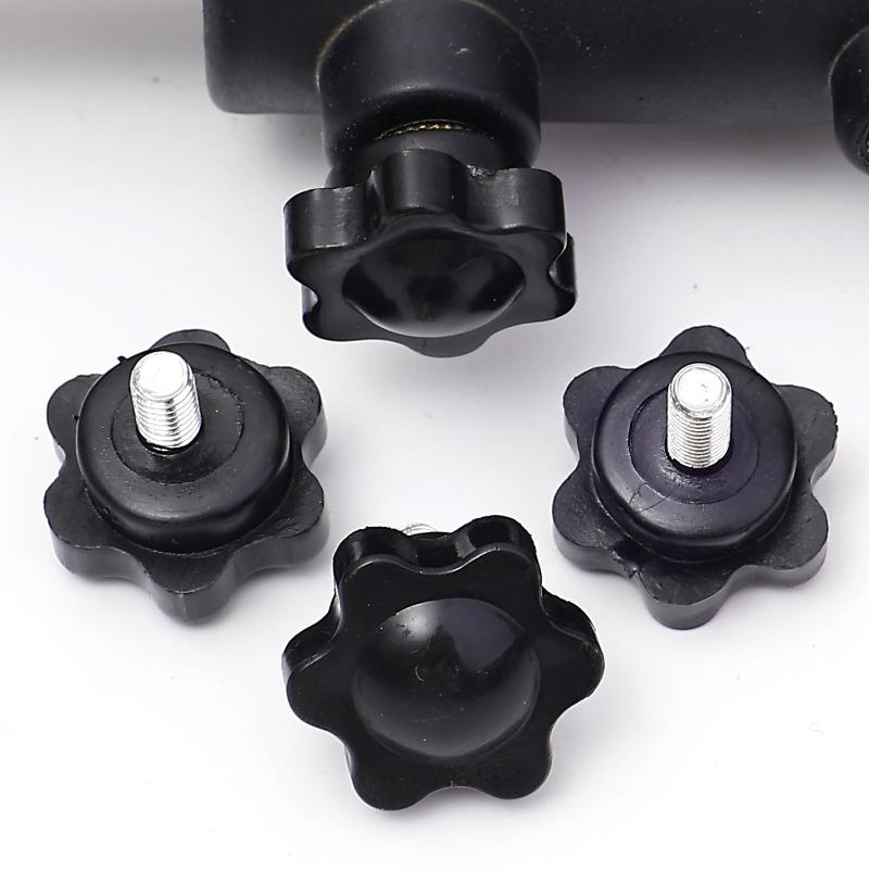 Plum Blossom Handle Screw Knob Handle Non Slip M5 Plastic Tool Freed Adjustable Steel Fastener Furnitured Mechanical Assembly