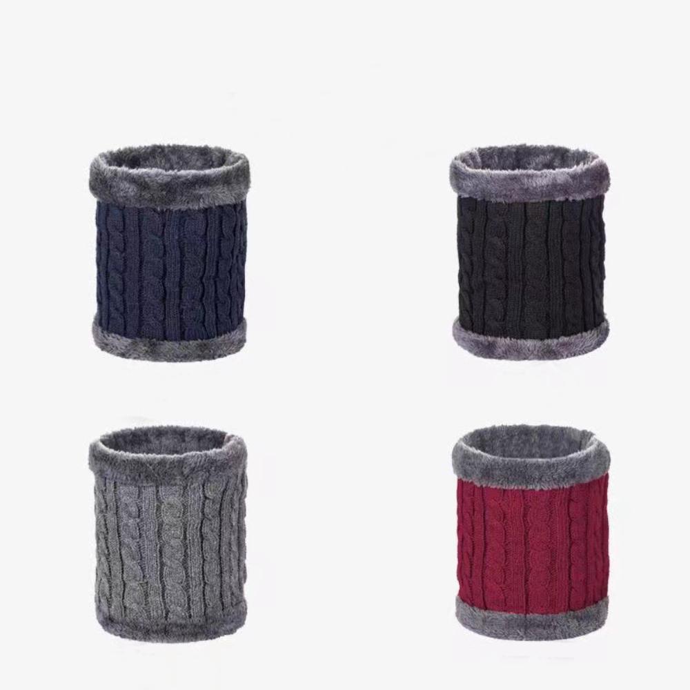 Мягкий вязаный шарф-снуд однотонный, круговой, шаль, высококачественные зимние теплые аксессуары