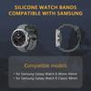 Спортивный ремешок для Samsung Galaxy watch 8 ремешок 44мм 40мм 8 classic 46мм Резиновый браслет на запястье correa Galaxy watch 8 аксессуары