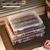 Прозрачный ящик для хранения акварельных карандашей и маркеров большой емкости для детских художественных принадлежностей